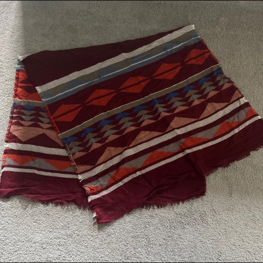 Oversized scarf/shall